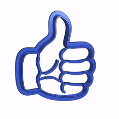 ezgif.com-video-to-gif-3.gif Archivo STL EMOJI LIKE cutter・Modelo para descargar e imprimir en 3D