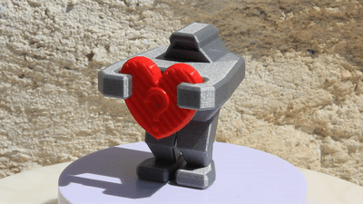 VIDEO-ROBOT-COEUR.gif Free STL file PLP ROBOT HEART・3D print design to download, PLP