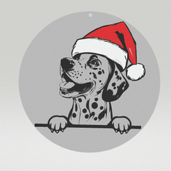 dalmatian.gif ORNAMENTO PARA ÁRBOL DE NAVIDAD DOGGO - Dálmata