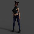 01.gif Free 3D file Laurie the new girl・3D print object to download
