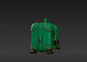 firefox_xvepy3urWB.mp4 Coffre de voyage du dragon armé - Sculpture de créature fantastique puissante