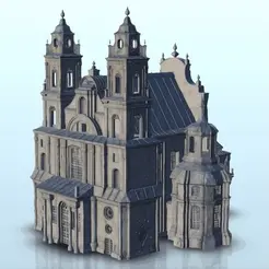 GIF-B99.gif Baroque cathedral - Warhammer Age of Sigmar Bolt Action Flames of War scenery terrain wargame Modern