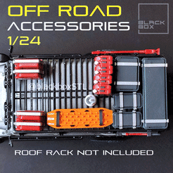 0.gif 3D file Offroad Accessories set 1/24th scale・3D printer model to download