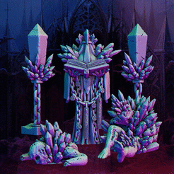 5.gif STL file RYTHILLIAN CULT OF THE CRYSTAL・3D printer design to download