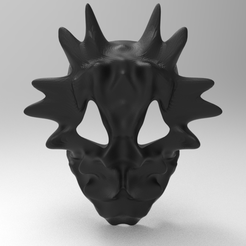 untitledyi.1127.gif Archivo STL mascara mask voronoi cosplay・Diseño de impresión en 3D para descargar, nikosanchez8898