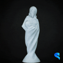 Mother-and-Infant-Statue-Gifs.gif Файл 3D Статуя матери и младенца・Шаблон для 3D-печати для загрузки