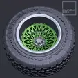 0.gif Boss Off road Wheel Set for miniatures 1-24th