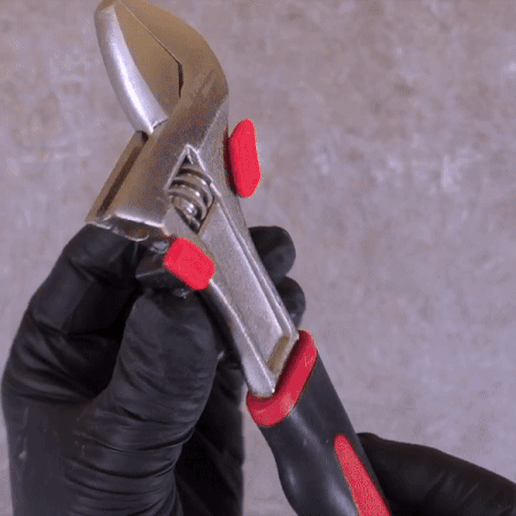 Parkside Adjustable Wrench 200mm Wall Holder 3D model