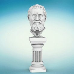 untitled.2108.gif Free 3D file Portrait of Michelangelo・3D printable model to download, Yehenii