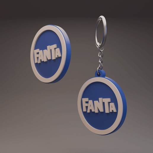 Fanta - Keychain and Coin/Badge