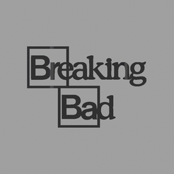 Breaking-Bad-Flip-Text.gif Fichier STL BREAKING BAD FLIP TEXT・Design à télécharger et à imprimer en 3D