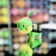 Turwig.gif Покемон Тертвиг -3 варианта -3d модель для печати
