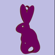 conejo-corazon.gif Rabbit keychain charm