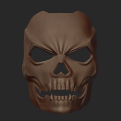 MaskVid0001-0250.gif 3D file New Printable CoD Ghost Mask STL・3D printing idea to download