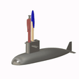final.gif Desktop Floating Submarine pen holder