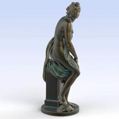 untitled.2114.gif STL file Venus Rising from the Waves・Model to download and 3D print, Yehenii