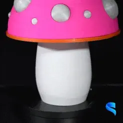 It_s-a-Mushroom-Lamp-GIF.gif Файл 3D Грибная лампа・Модель для загрузки и 3D печати