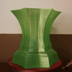 heptavase_1.gif Fichier STL gratuit Vase à fleurs effrayant à sept côtés !!!・Plan imprimable en 3D à télécharger, Crucible_3D