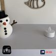 ezgif.com-video-to-gif-3.gif GLOWING KNITTED SNOWMAN LAMP FOR  LED CANDLE - MULTIPARTS