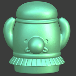 20220801_134029.gif STL file THWOPOID - Gyroid - Animal Crossing New Horizons・3D printable model to download