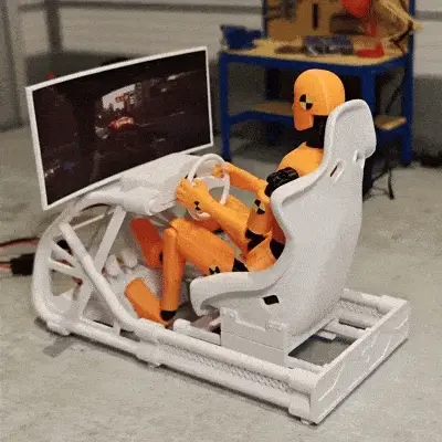 🚁 1/10 Sim Racing Cockpit・ 3D File for 3D printing・Cults