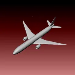 VIDEO_03.gif STL file Boeing 777 - 300・3D printing idea to download