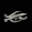 pike-high-quality-1-2.gif big old pike underwater statue on the wall detailed texture for 3d printing