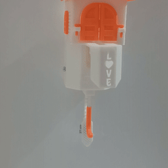 görsel-gif.gif STL file WALL KEYHOLDER - PANDA・Model to download and 3D print