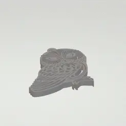 Χωρίς-τίτλο.gif Fichier STL gratuit collier hibou・Modèle imprimable en 3D à télécharger