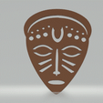 tm4.gif African mask Wall decoration Female