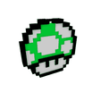 Green-Mushroom.gif Pixel Mario Keychains