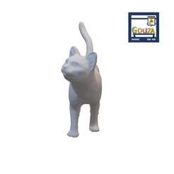 Präsentation1.gif STL file Katze- Cat・3D printer design to download