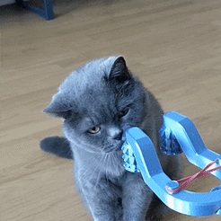 Cat_roller_GIF.gif Файл STL Массажный ролик для кошек (печать на месте)・3D-печать дизайна для загрузки