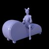 Sexy-Girl-and-Tantra-chair.gif Fichier STL Fille sexy et chaise Tantra・Modèle imprimable en 3D à télécharger