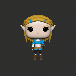 Zelda.gif STL-Datei Princesa Zelda・3D-Druck-Idee zum Herunterladen, GNL