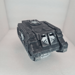 20230530_223605.gif STL file Space Soldier Raven Guardian Rhinoceros ATV with Scorpion Turret・3D printer model to download