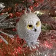 Chouette.gif Christmas bauble Owl