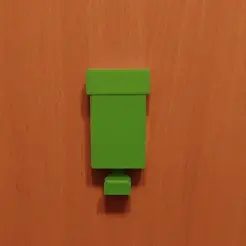 ezgif.com-gif-maker-1.gif 3D file MARIO - WALL KEY HOLDER・Model to download and 3D print