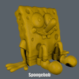 Spongebob.gif STL-Datei SpongeBob (Easy print no support) kostenlos herunterladen • Design für 3D-Drucker, Alsamen