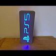 PS5-Gif.gif Easy Print LED Lightbox Sony Playstation PS5 Portal Console Desktop Wall mounted Workshop Gamer Light any FDM Printer