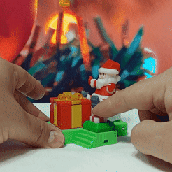 Christmas_GIF.gif Archivo STL gratuito Juguete de Navidad・Idea de impresión 3D para descargar, Jwoong
