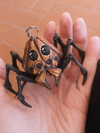 ezgif.com-gif-maker.gif Calabaza araña monstruo de Halloween para imprimir