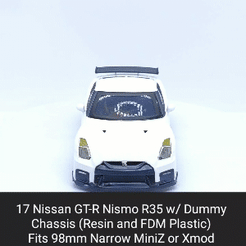 17-GTR-Nismo.gif 17 GT-R Nismo Body Shell with Dummy Chassis (Xmod and MiniZ)