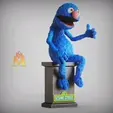 Grover.gif Grover -sesame Street - Classic cartoon/Tv series-FANART FIGURINE