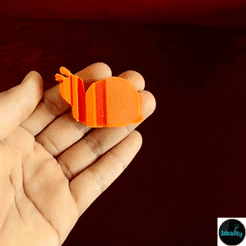 caracol.gif STL file SNAIL / SNAIL - TURN OVER・3D print object to download