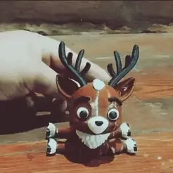 WhatsApp-Video-2023-12-27-at-8.34.42-PM.gif Cute articulated Reindeer, Flexi, PRINT-IN-PLACE