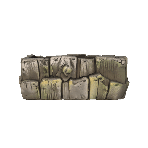 Rustic Log/Stone Planter - STL