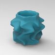 untitled.209.gif ORGANIC ORGANIC FLOWER POT ORGANIC PENCIL HOLDER OFFICE CONTAINER GEOMETRIC FACETED ORIGAMI TOOL TOOL