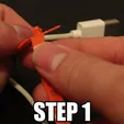 Gif_Parametric_CableTie.gif Charger Cable Organizer/Binder You Dont Loose!