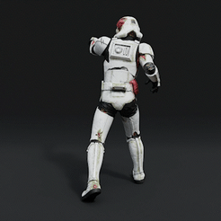 Comp72_AdobeExpress.gif 3D file Zombie Stormtrooper Figurine - 3D Print Files・3D printer model to download